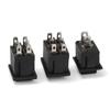 5Pcs Black SPST On/Off KCD1 Power Buttons Push Button Switches Rocker Switch 15x21mm