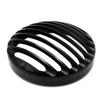 ZSADZS Aluminum Alloy LED Custom Headlight Grille Cover Fit Harley Davidson Sportster XL 883 1200 2004-2014 (Black)