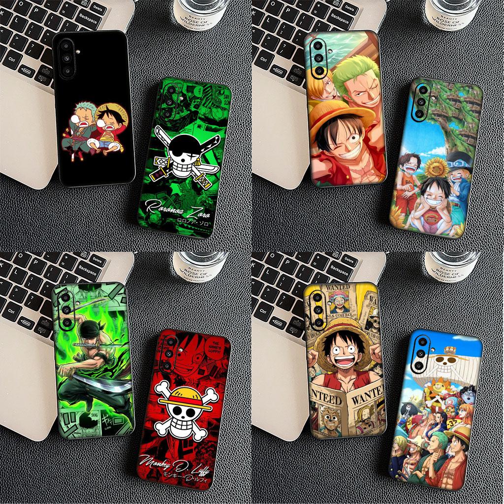 for Motorola Moto G86 G57 G67 G54 G24 G15 Power G13 G14 G34 G35 G45 G53 G55 G64 G75 G72 Case Sanji One Pieces Luffy Roronoa Zoro