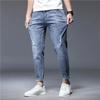 Herren Trend Jeans Frühling neue Jugendmode Freizeithose Small Foot Neun-Minuten-Hose