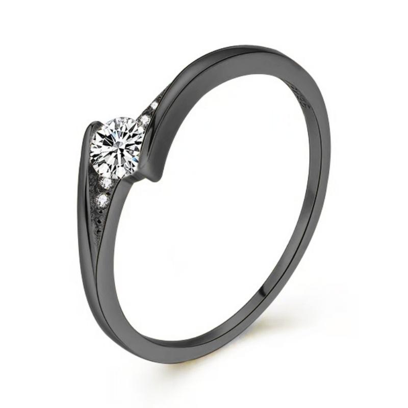 Bagues Mode Classiques pour Femmes Métal Couleur Or Zircon Blanc Bague pour Femmes Romantique Mariée Fille Bague de Demande Bijoux de Mariage Cadeau 2025