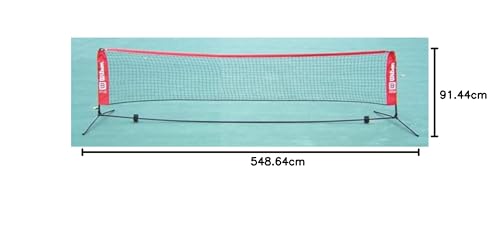 Wilson STARTER TENNIS NET, 5.5m, Red, WRZ2590