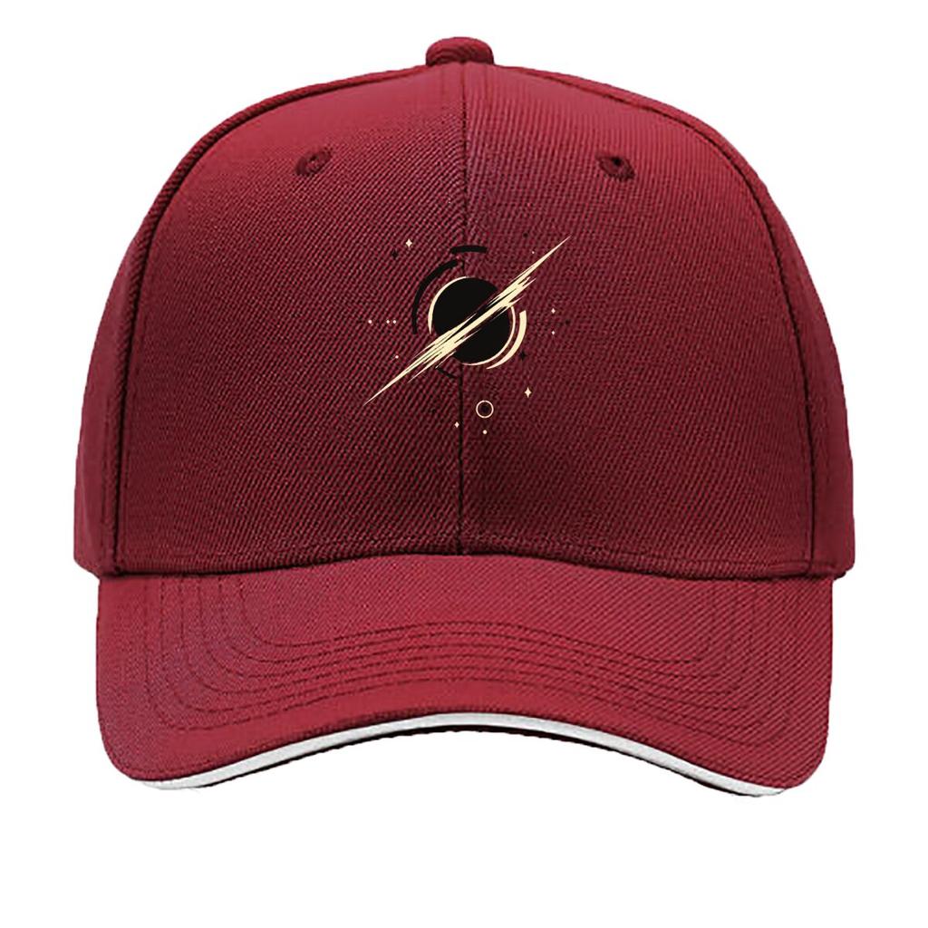 Cosmic Eclipse Ring Minimal Vector Sandwich Baseball Cap Sun Cap Outdoor Workouts Hat