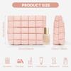 Multi Functional Quilted Makeup Bag, Toilet Bag, Travel Storage Bag, Available In Multiple Colors.zwq