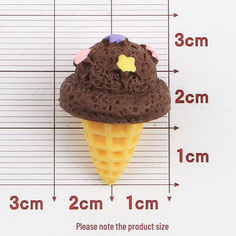 Colorful Star Ice Cream Cone DIY Resin Craft Kit
