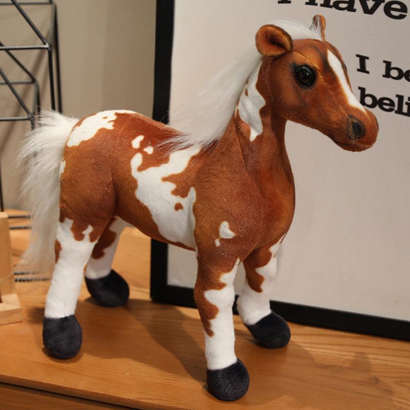 Simulation Pony Tierkreis Pferd Puppe Jahr Plüschtier Pony Zebra Puppe Kinder Beruhigende Stoffpuppe