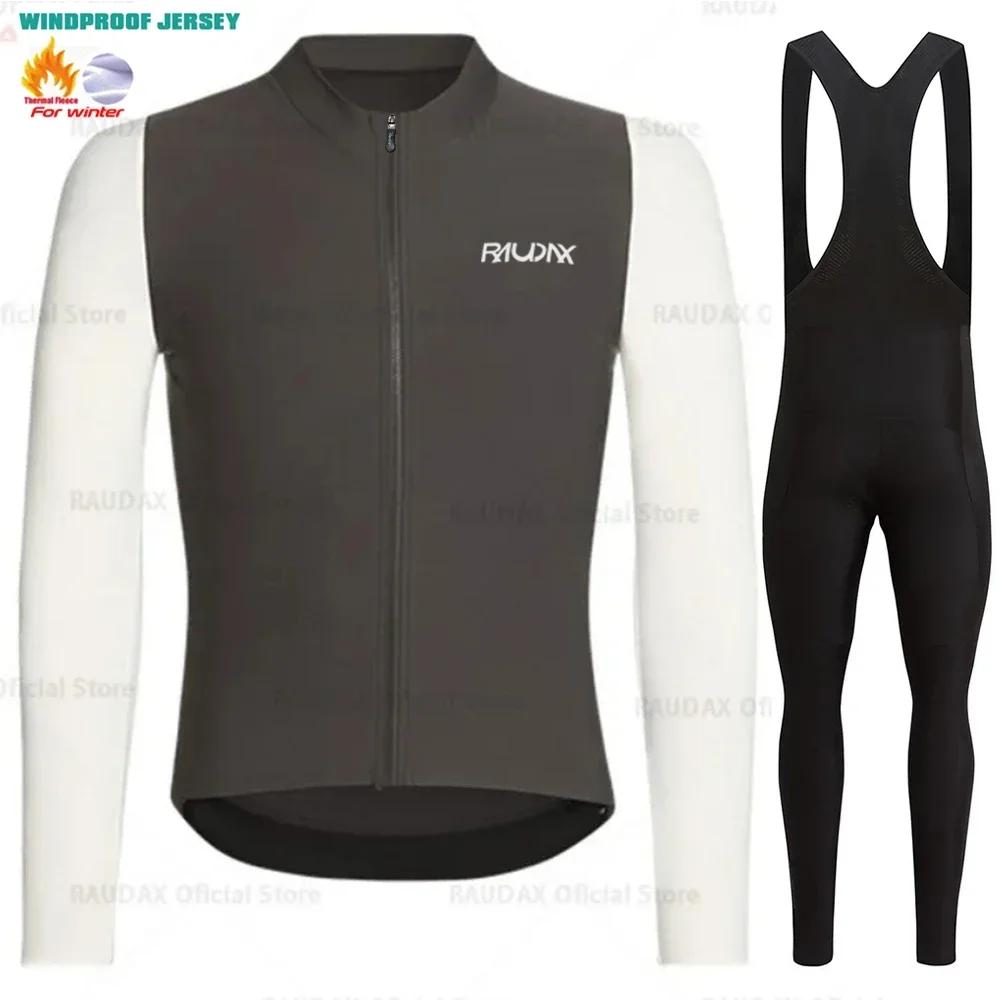 2026 Winter Fleece Warm Professional Cycling Shirt Winter Thermal Fleece Clothing Bicycle Clothes Jersey Men's Blouse Bike Equipment 2024 Set Man