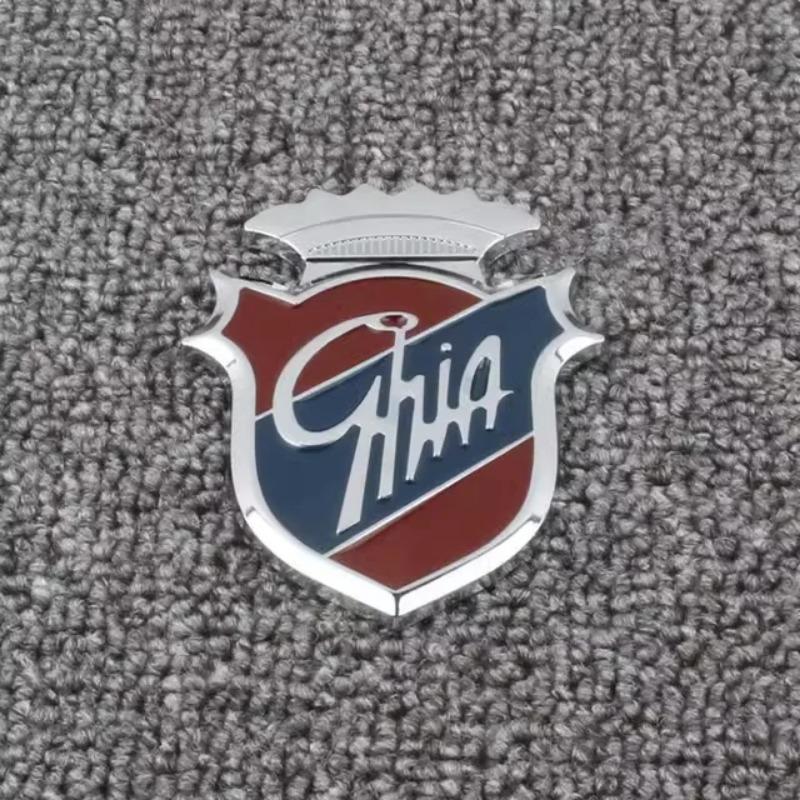 

1 шт. наклейка на значок автомобиля, эмблема GHIA, боковой щиток, логотип, маркированные наклейки для Focus 2 3 4 Mondeo Fiesta Ecosport Kuga Edge Explorer Everest 5.5cm серебряный