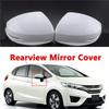 Compatible with Honda Fit Jazz 2014 2015 2016 2017 2018 Car Accessories Rearview Mirror Housing Side Mirror Cover with(1 Pair)