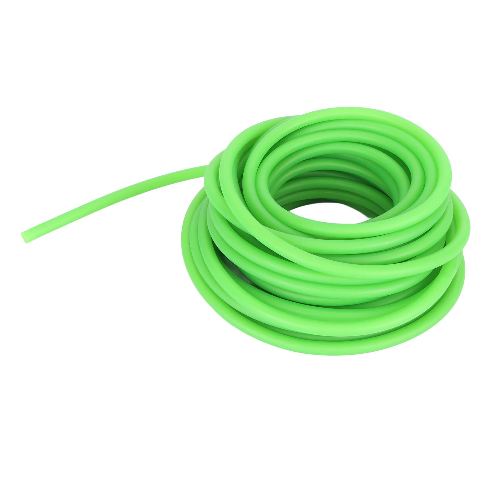 

Latex Tube 32.8ft Quick Rebound Nice Flatness Natural Latex Band for DIY Fluorescent Green фарби люмінесцентні зелений колір