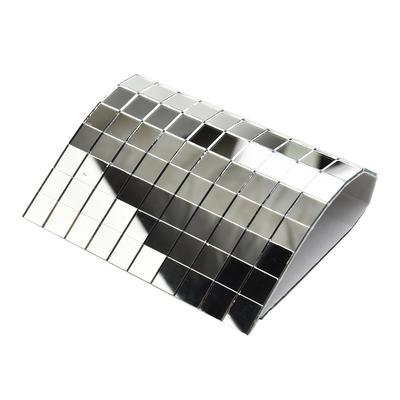 Glass Mini Square Glass 15*10cm 150PCS 7.0~12.0Mpa Silver Wearing Coefficient: 30000 1600g/m3 5*5mm/0.19”X0.19”