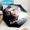 Custom Name Umbrella K-pop Idol Collage Umbrella 8-Frame for Travel, Camping, Casual Lightweight Portable, Essential for Family Gifts