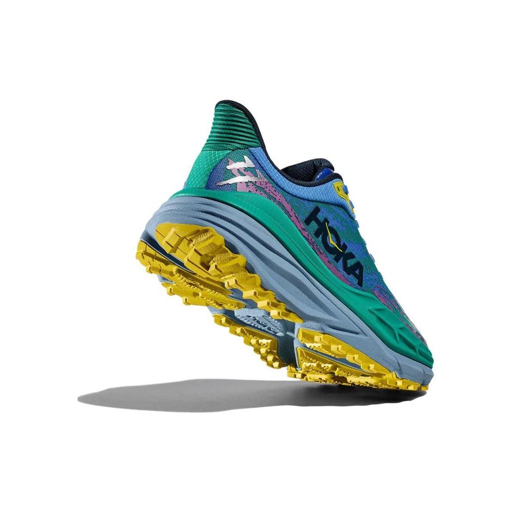 HOKA One One Scarpe da Corsa Basse Stinson 7 Ammortizzazione, Resistenti all'Usura Donna Blu Verde 1141531-VTC