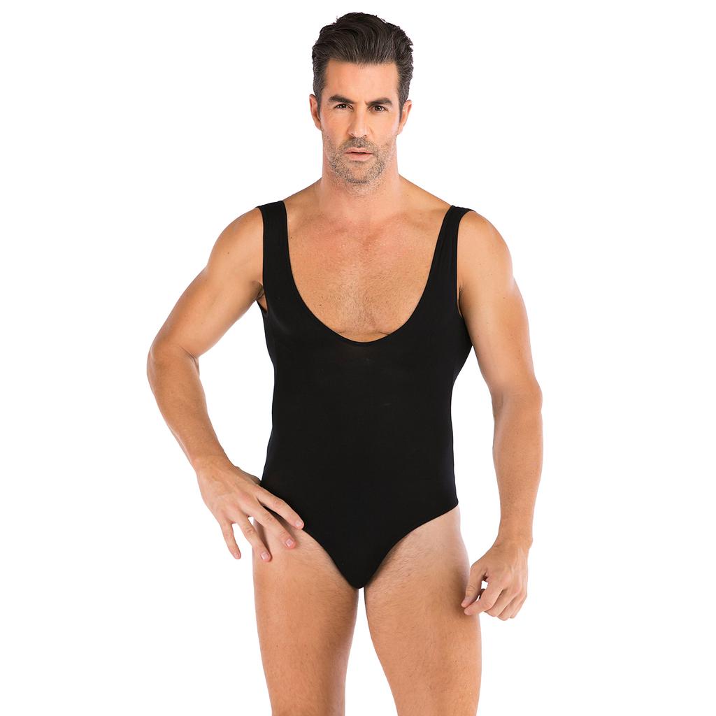 Direct Sales, Men's Vest-style Sexy Mesh, One-piece Sex Stockings Mesh Onesie