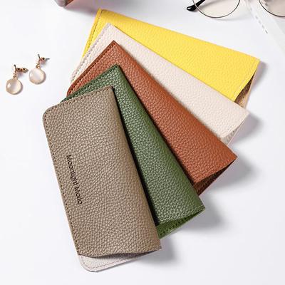 1PC Portable Pouch Eyewear Storage Bag PU Leather Glasses Case Glasses Bag Sun Glasses