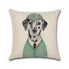 Cute Cartoon Elephant Pattern Throw Pillow Case Dog Cat Owl Fox Cotton Linen Decorative Pillowcases Kussensloop Almohada Zt243