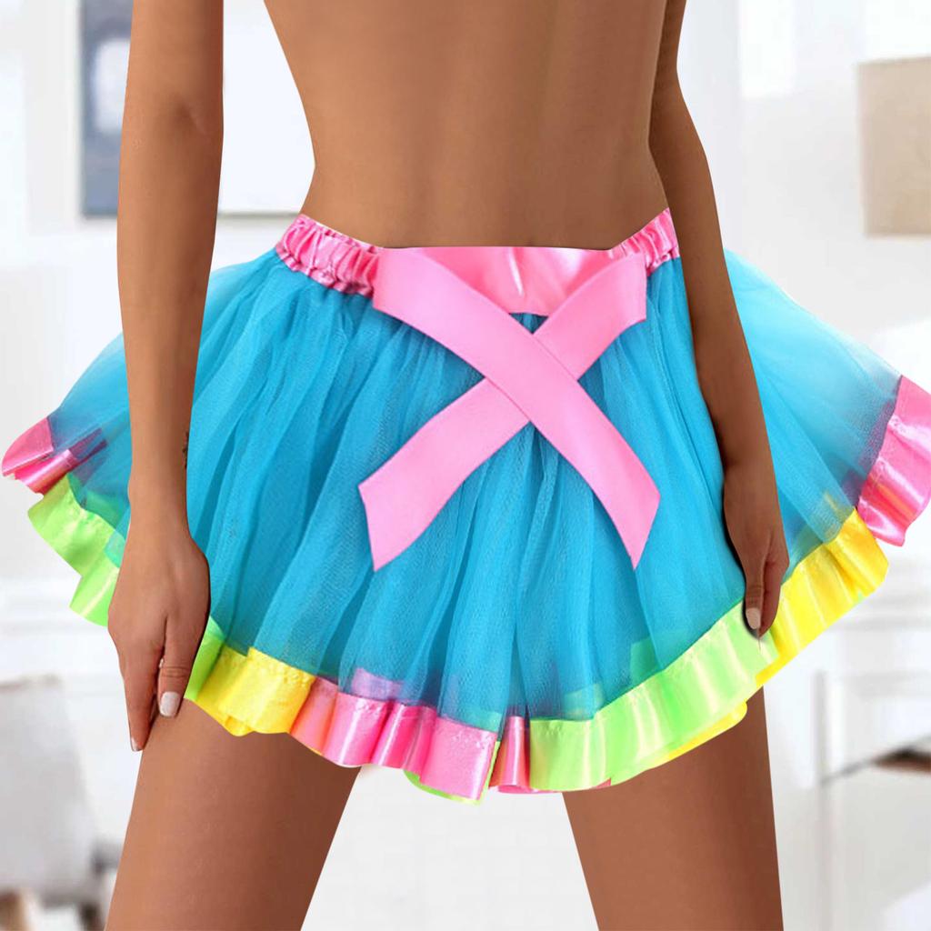 cheap rainbow skirts