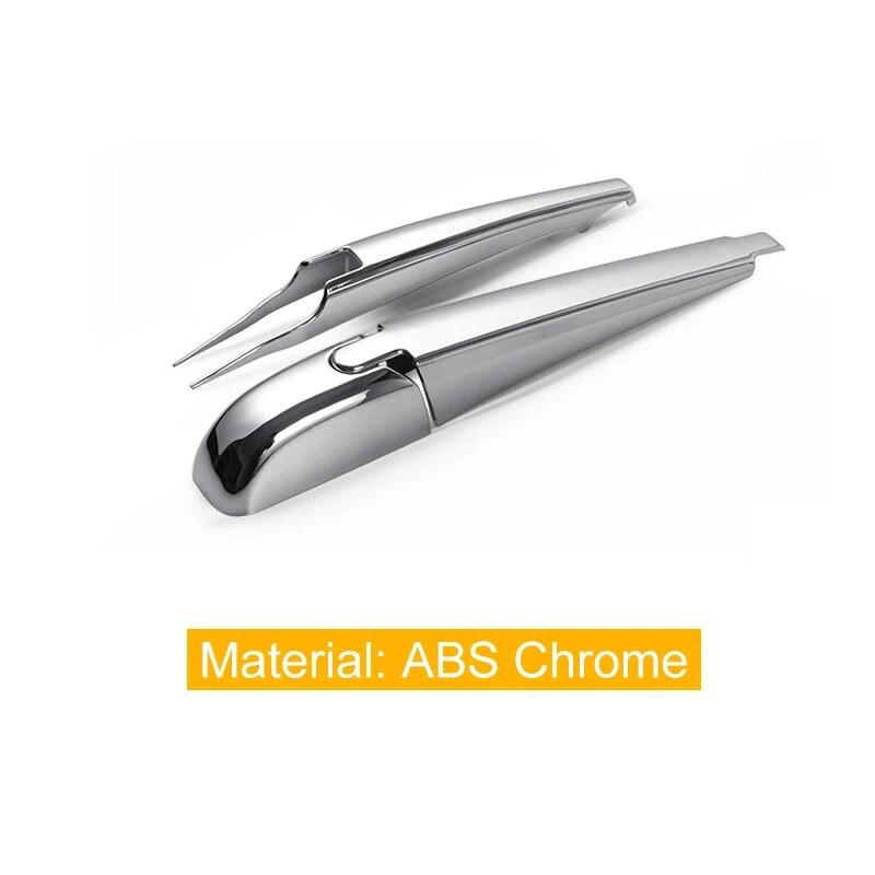 For Jeep Compass 2017 2018   ABS Plasti Car Rear Wiper Cover Car Back Window Wipers Protector Trim Accessories