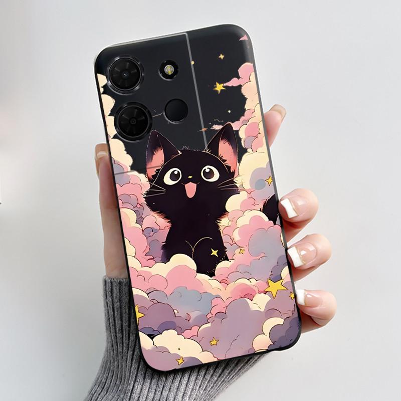 Bright New Pattern Anti-scratch Black Casing For TCL 503 Pattern Cover For TCL K32 5G (T513W)/TCL K33 5G (T513Z) Soft Case