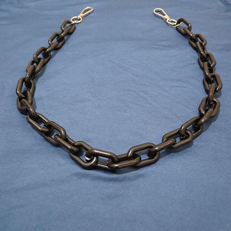 Двухслойная флуоресцентная акриловая поясная цепь с подвеской в европейском и американском хип-хоп стиле