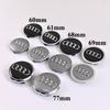 For Audi RS3 4pcs 60mm 61mm 68mm 69mm 77mm Car Wheel Center Caps For Audi A1 A2 A3 A4 A5 A6 A7 A8 Q2 Q3 Q4 Q5 Q7 S3 S4 S5 S6 S7 S8 RS3 RS5 TT