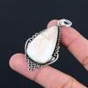 Scolecite Stone Sterling Silver Anniversary Engagement Elegant Pendant Jewelry