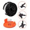 1set Trimmer Line Replacement Spool For Black+ Decker, Autofeed 30 Ft, 0.065-inch, Cap And Spring, Compatible With Gh900 Gh600 Gh610