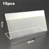 Display Display Stand Label Price Shop Sign Transparent Acrylic