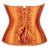 Halloween Court Corset Satin Bustier Push Up Shapewear