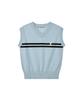 Rest&Recreation Double Line Knit Vest - Sky Blue