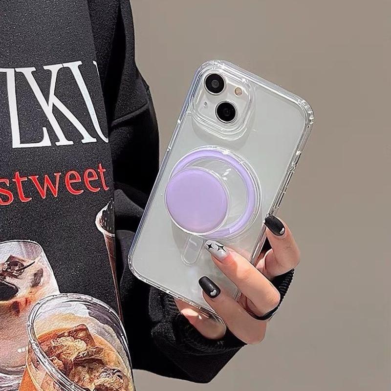 INS Magnetic Grip Foldable Finger Ring Griptok Phone Holder  Expanding Bracket IPhone Samsung Cellphone Magsafe Stand Support