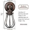 2-Pack Industrial Wall Light E27 Shade Cage Pendant Lamp Vintage Ceiling Light Indoor