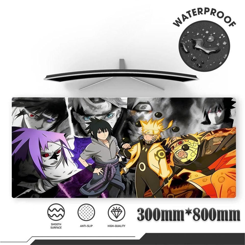 Local Ready Large Extended Gaming Mouse Pad Anime Naruto Rubber Desk Mat Mousepads