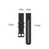 18mm 20mm Silikonový řemínek na hodinky Pro Garmin Vivoactive 5 3 4S Forerunner 165 645 245 55 Náramek Pro Venu 3S 2S Sq 2Plus Náramek