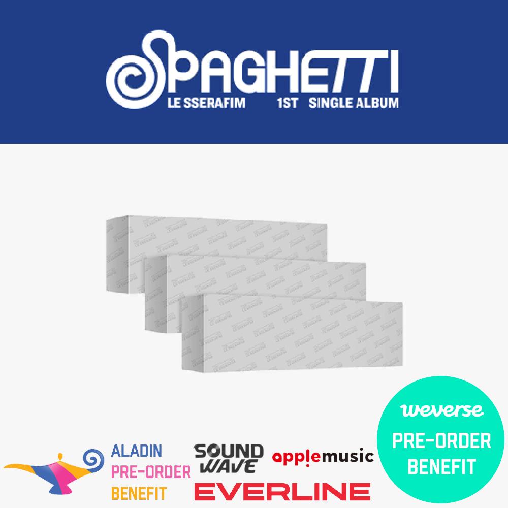 

Предзаказ LE SSERAFIM 1-й сингл-альбом SPAGHETTI Стандартная версия. И МАГАЗИН ПОБ Random & EVERLINE POB