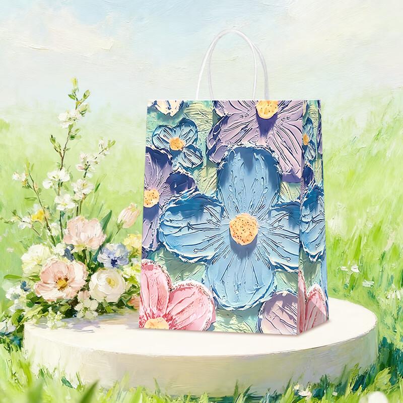 Подарочные сумки из крафт-бумаги с ручками