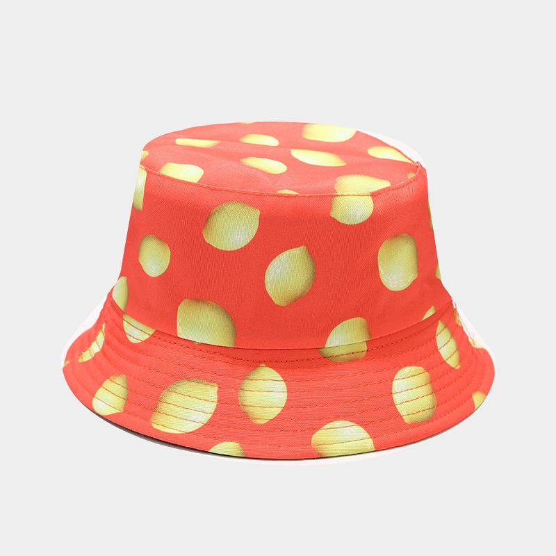 Unisex-Sonnenhut mit Fruchtmuster für Freizeitaktivitäten im Freien und Sommerreisen