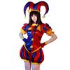 Úžasný digitální cirkus Pomni Cosplay Kostýmy Klaunská Uniforma Hraní Rolí Halloweenský Karnevalový Večírek Oblečení