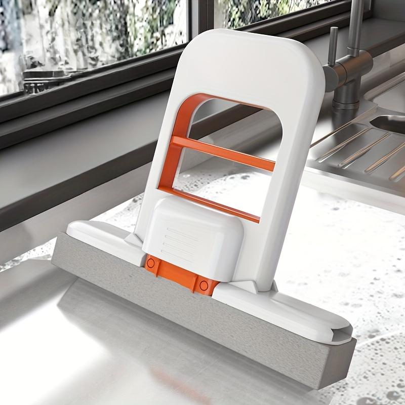 1 Stück Mini Handstaubsauger für Nass- und Trockenreinigung mit waschbaren, wiederverwendbaren Pads Boden- und Tischreiniger für Küche, Bad, Auto, Schlafzimmer, Wohnzimmer Reinigungswerkzeug