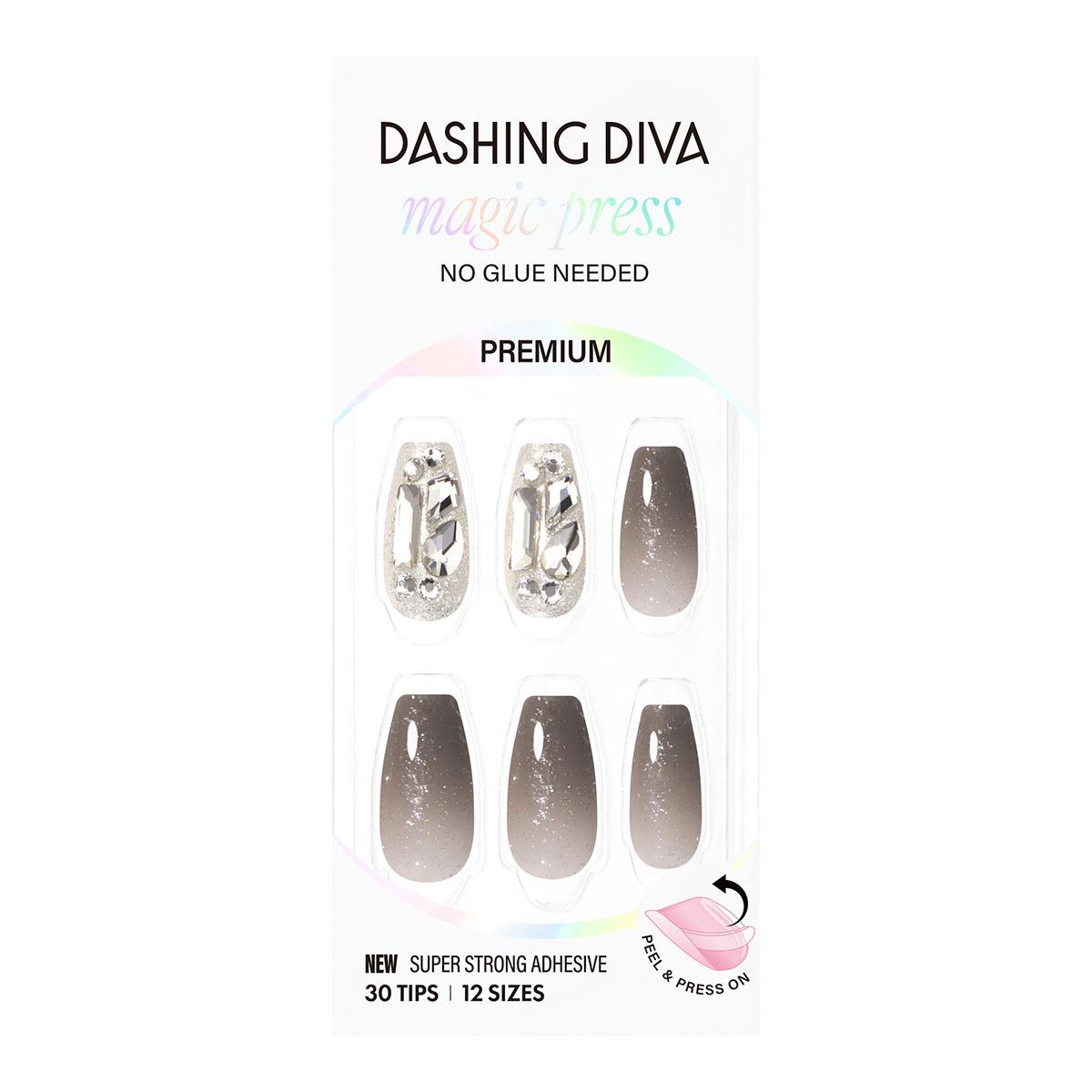 

DASHING DIVA Magic Press Premium Nail/Pedi 23 Types Black Wish