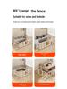 60CM High Transparent Indoor Dog Fence - Flexible Barrier for Small Pets
