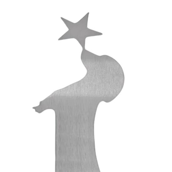 Christmas Dachshund Dog Tree Topper Metal Dog Tree Topper with Star for Holiday Party Decor Cute Puppy Ornament for Doggie Lovers