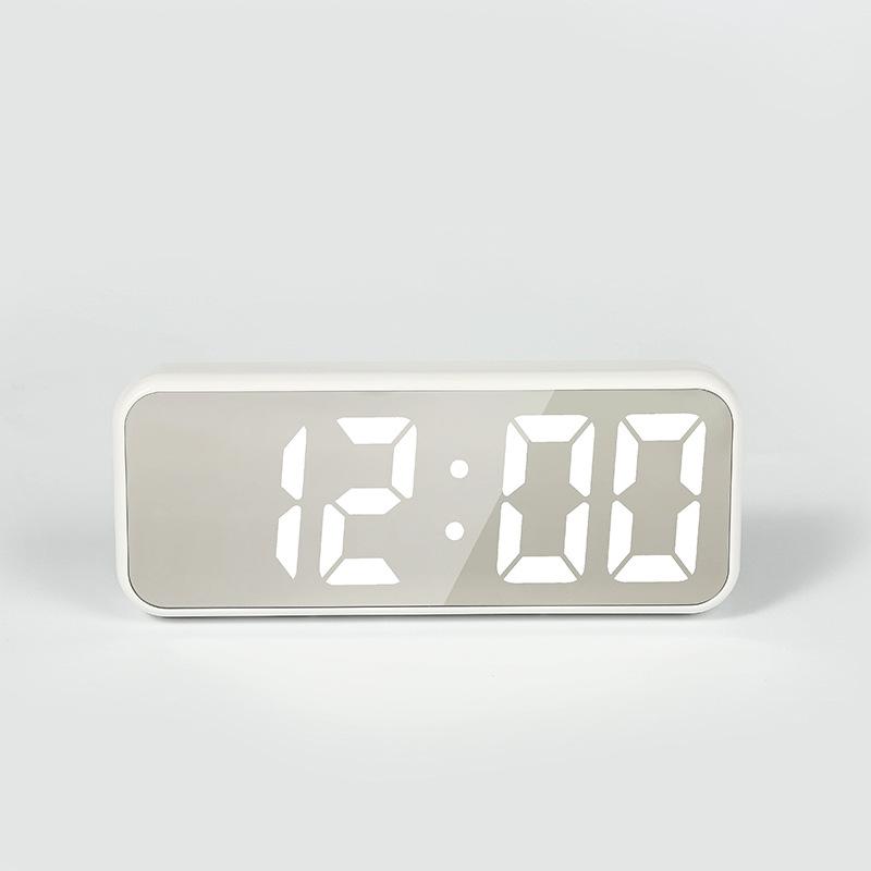 New Multi-functional LED Mirror Alarm Clock, Student Dormitory Desktop Electronic Clock, Creative Digital Clock