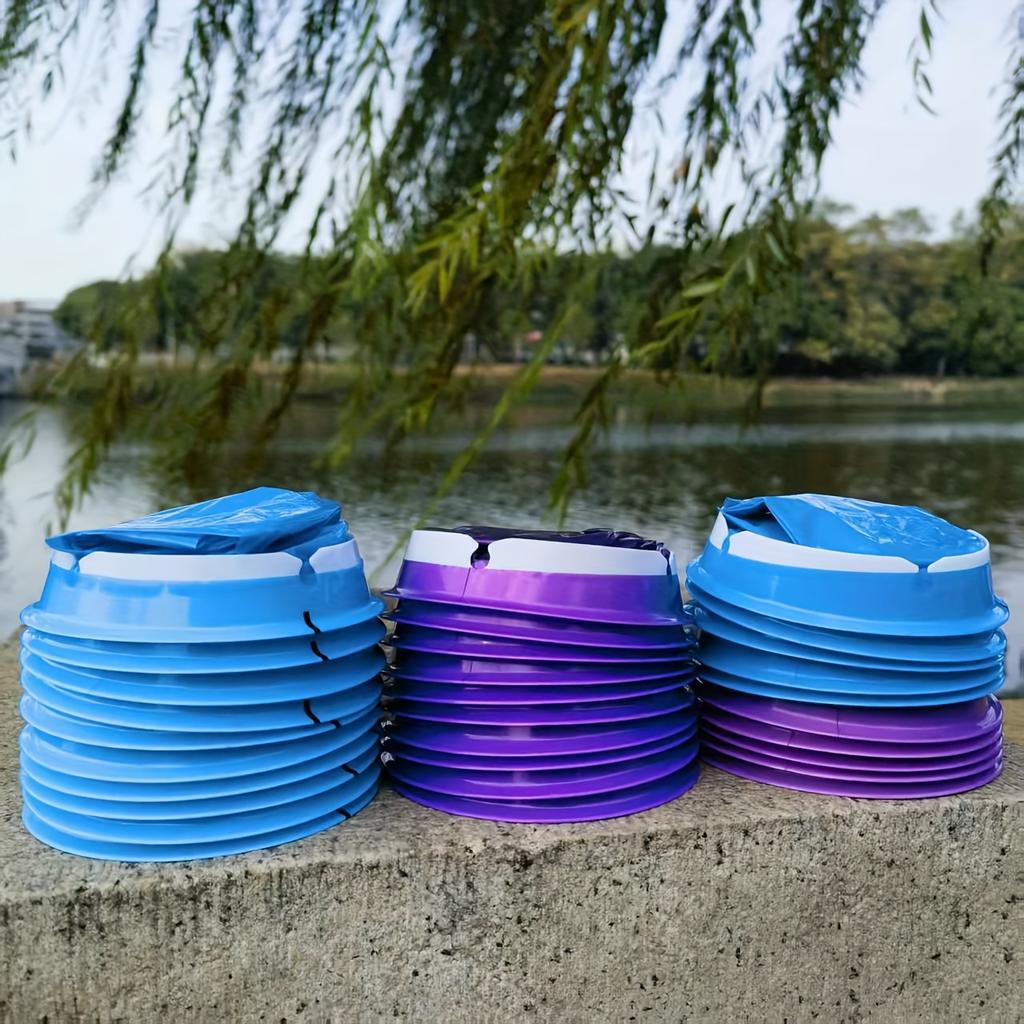 10-Pack Leak-Proof Portable Vomit Bags - Comfortable Travel Sickness Bags for Morning Sickness, Car Vomiting - Household Cleaning Essentials