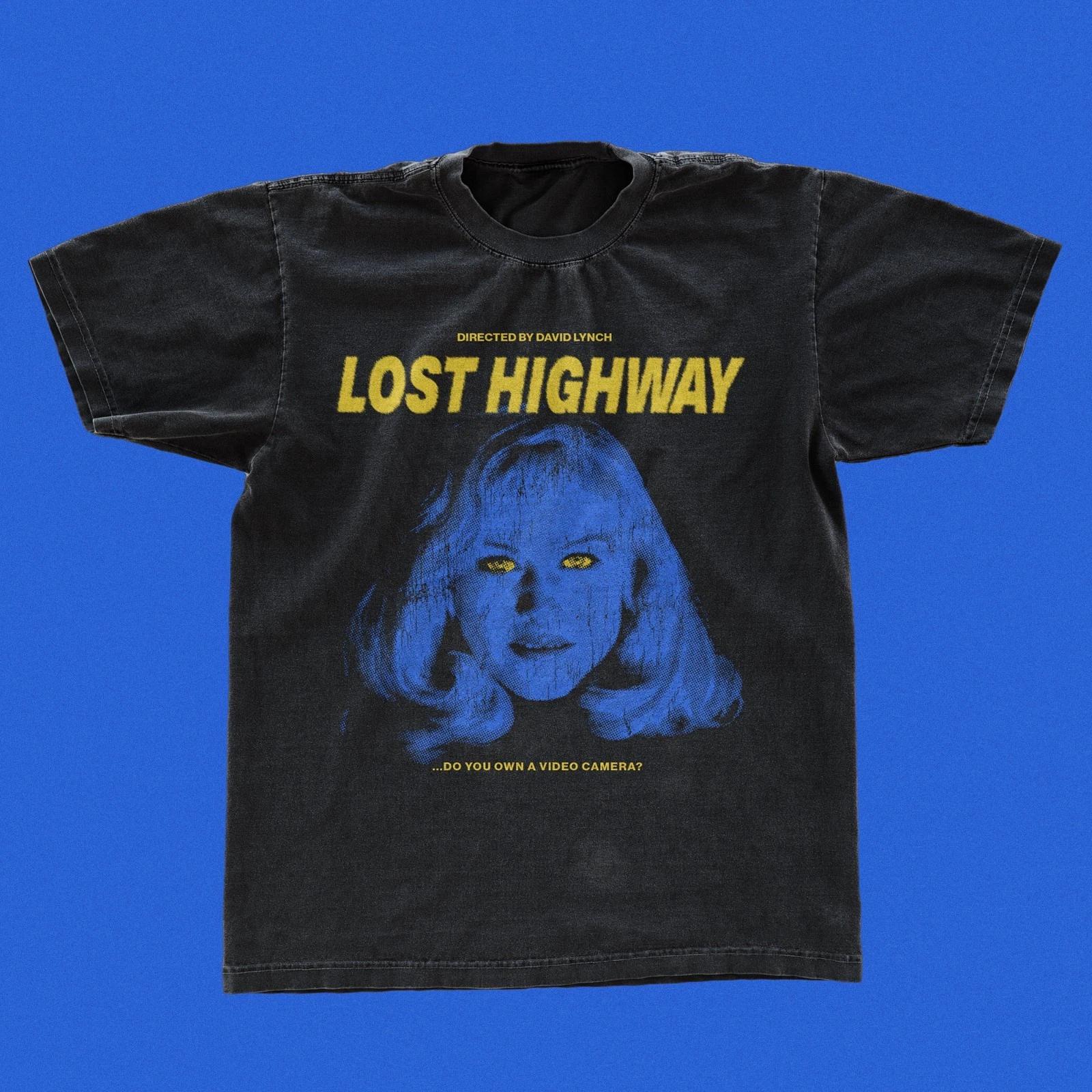 Lost Highway Movie T-Shirt – David Lynch Classic Film Tee, Black Gildan 5000 3XL