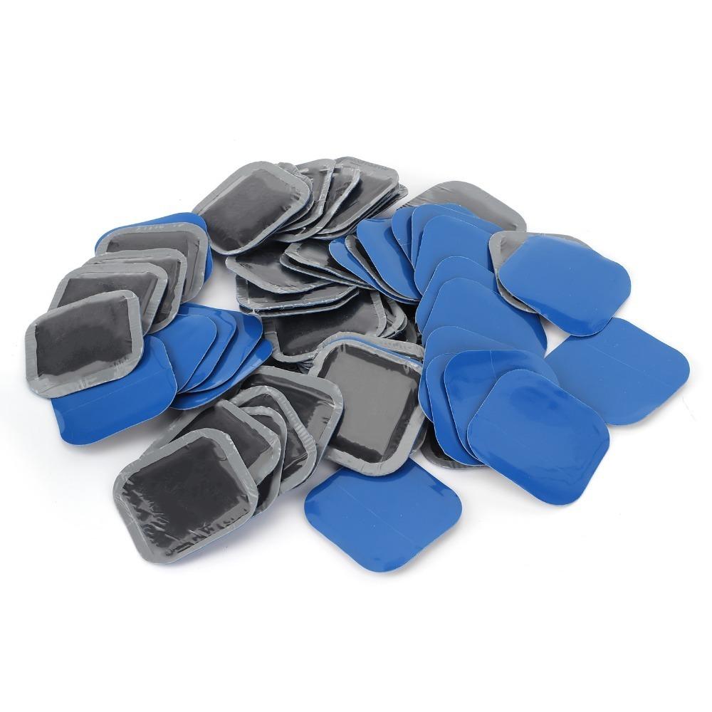 60PCS Universal Tubeless Tire Patch Rubber Tire Vulcanizing Patch Car Tire Repair