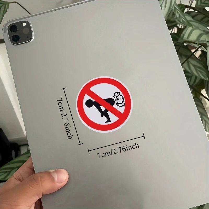 10pcs No Flatulence Multi-Use Stickers Computers Phones Laptops Water Bottles Luggage Skateboards Stickers