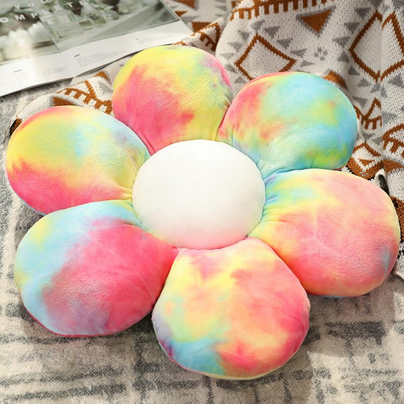 30cm/50/70cm Adorable Plants Pillows Stuffed Soft Sunflower Sakura Daisy Flowers Seat Cushion Props Decoration