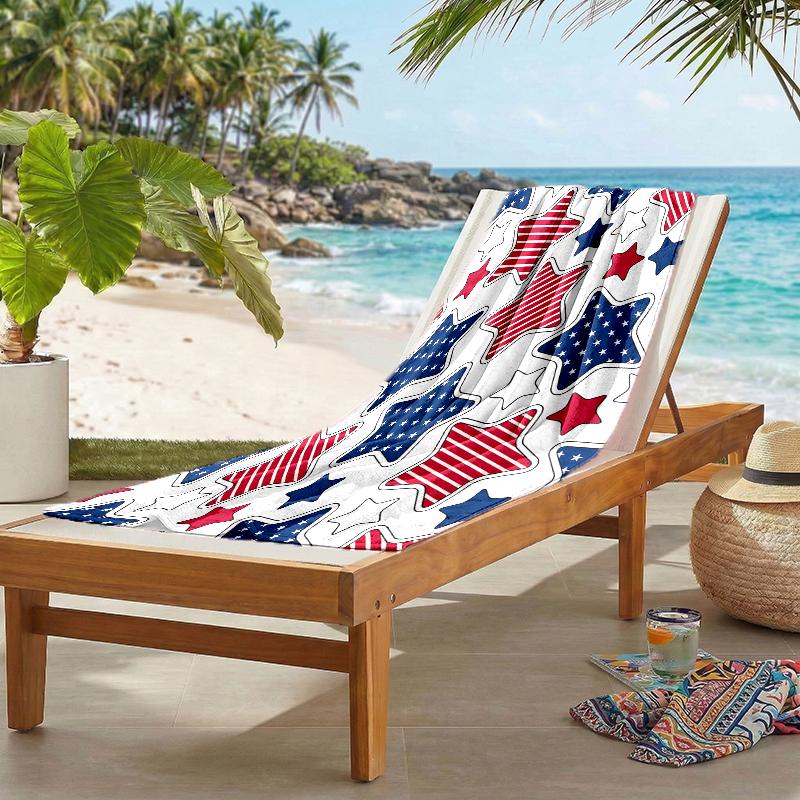American Flag Fashion Beach Towel: Ideal for Summer Adventures Soft, absorbent and quick drying suitable for swimming and bathing
