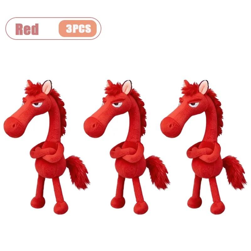 1-10PCS 2026 Year of The Horse Plush Toy Black Pony Mascot Creative Cute Doll Keychain Bag Charm Ornament